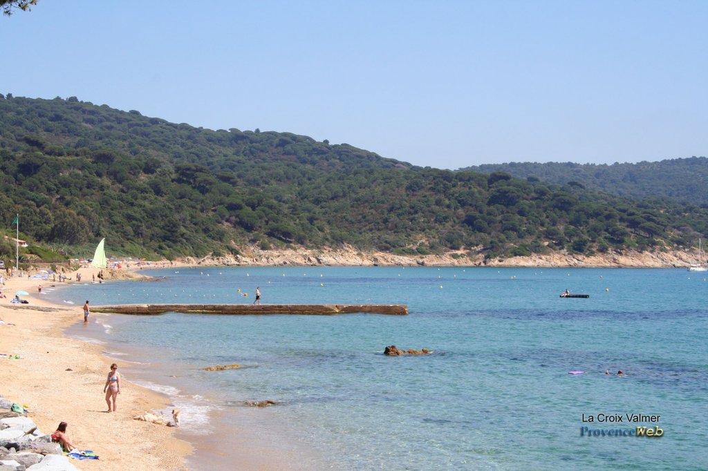 Plage de La Croix Valmer.