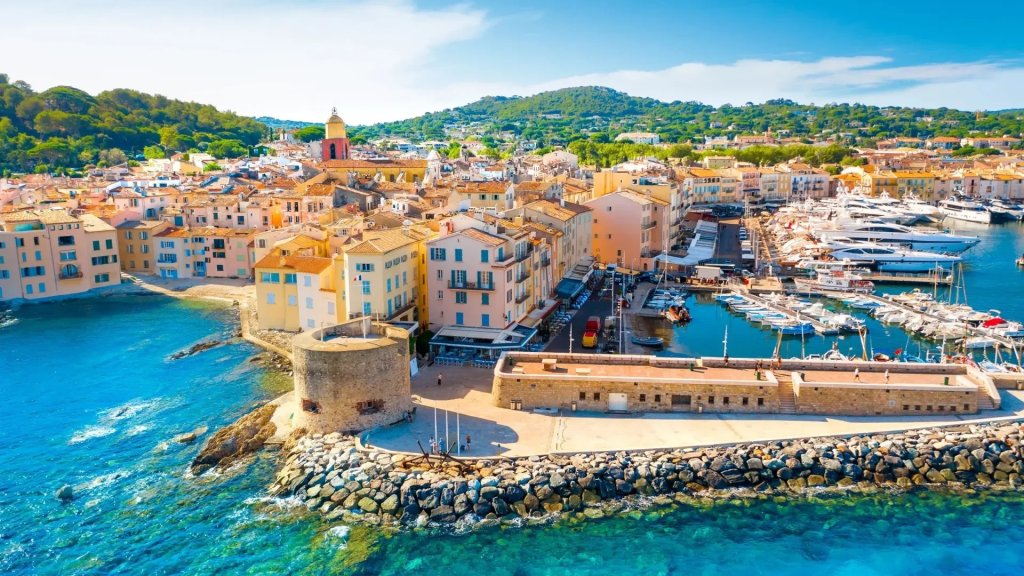 Saint Tropez dans le Var.