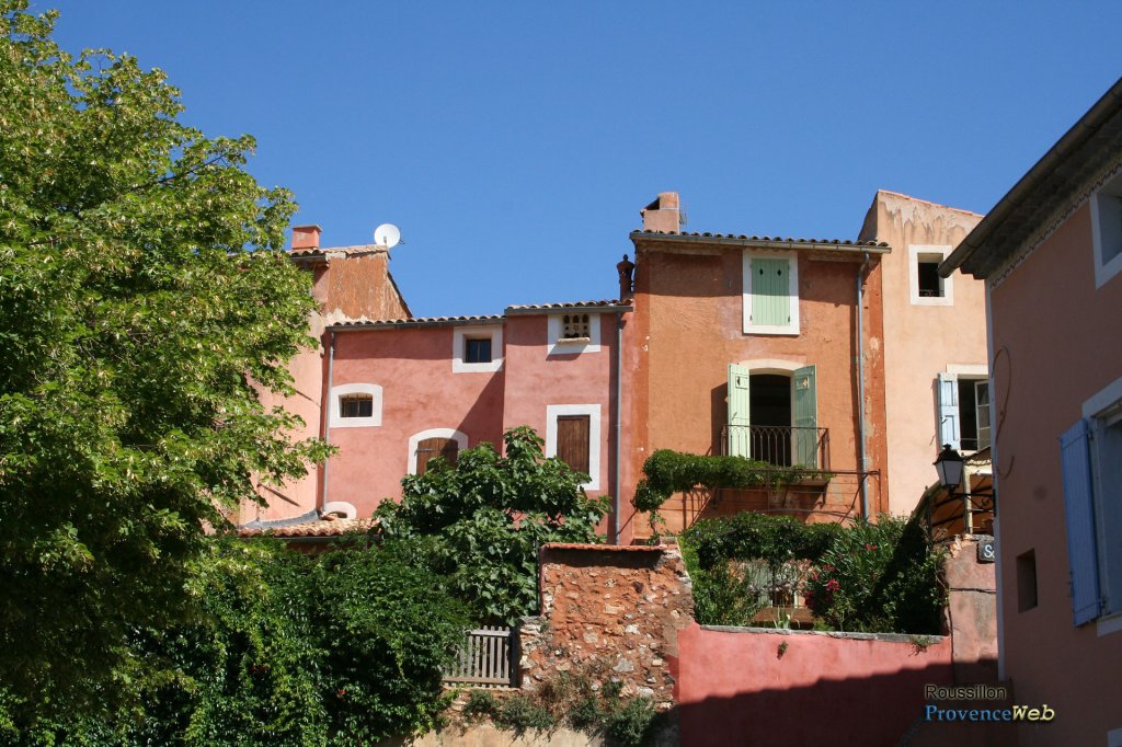 Village d'ocre de Roussillon.