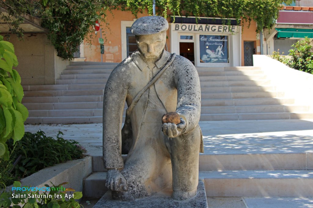 Statue de Joseph Talon, trufficulteur.